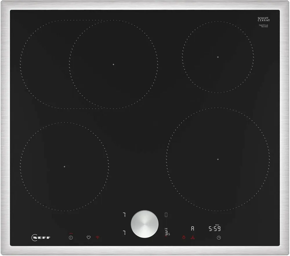 NEFF Induktions-Kochfeld N 50 T56STF1L0, Schnelle Powerstufe & präzise Steuerung mit dem Twist Pad®