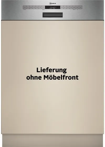 NEFF teilintegrierbarer Geschirrspüler S145EBS16E, 13 Maßgedecke, Automatische Türöffnung für Effizienz, flexible Körbe