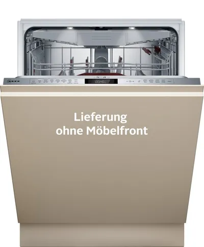 NEFF vollintegrierbarer Geschirrspüler N 70 S157ECX17E, 14 Maßgedecke, Automatische Türöffnung für Effizienz, flexible Körbe & Schubladen