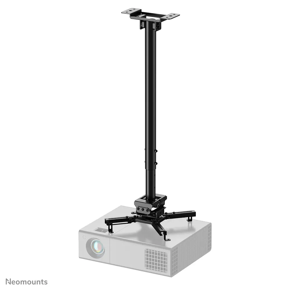 Neomounts CL25-550BL1 Beamer Deckenhalterung Verstellbar 74,5-114,5 cm Max 35Kg