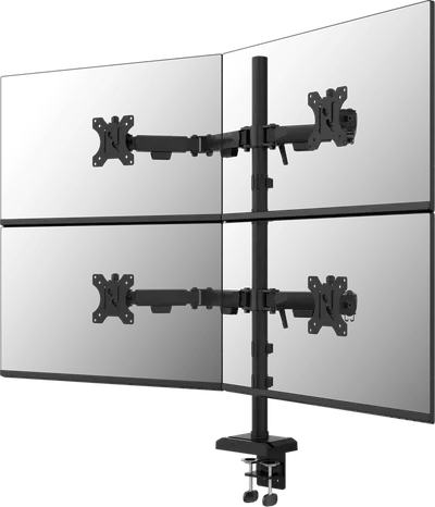 Neomounts NERO DS60-600BL2-2 Monitorhalterung Schwarz