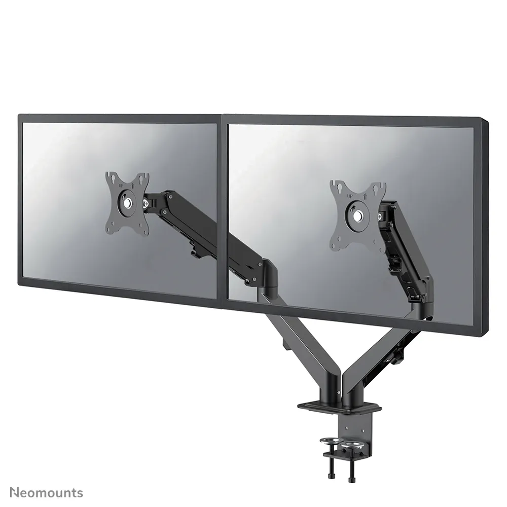 Neomounts DS70-700BL2 Halterung für zwei Monitore, Schwarz