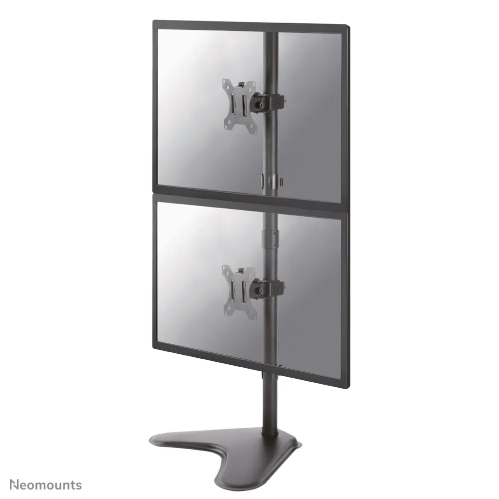 Monitorhalterung Neomounts FPMA-D550DDVBLACK 10-32 Zoll Schwarz, Freistehend, VESA 75x75/100x100, 2 Monitore