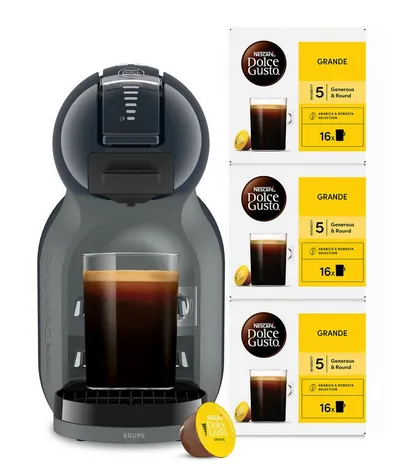 NESCAFÉ® Dolce Gusto® Kapsel-/Kaffeepadmaschine Mini Me 2 KP143B, kleine Größe, großer Geschmack, über 45 heiße und kalte Getränke