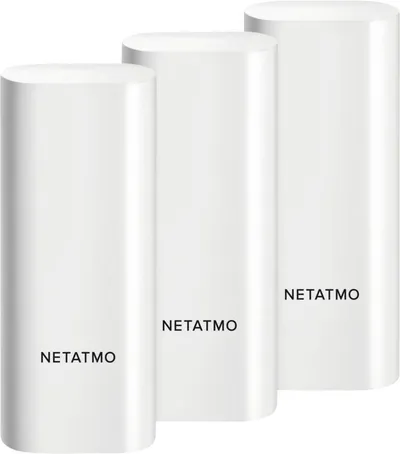 Netatmo Smarte Tür- und Fenstersensoren - 3er-Set - Weiß