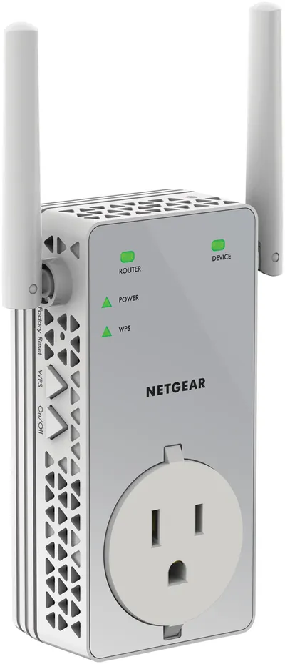 WiFi Extender Netgear EX3800 Dual Band 750 Mbps mit integrierter Steckdose