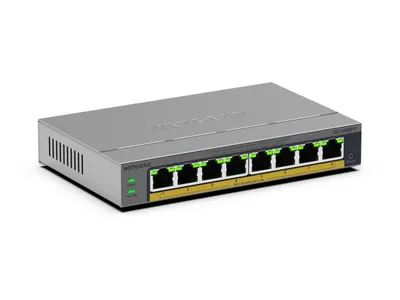 Switch Netgear GS108EPP Gigabit Ethernet 8 Ports PoE+ Wand/Desk Grau