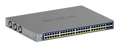 NETGEAR 48x 10G RJ-45 PoE+ 4x SFP+ Rack-montierbarer verwalteter Hochleistungs-Switch