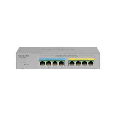 Switch NETGEAR MS108TUP Unmanaged L2 8x 2.5G Ethernet PoE Switch NETGEAR MS108TUP Unmanaged L2 8x 2.5G Ethernet PoE