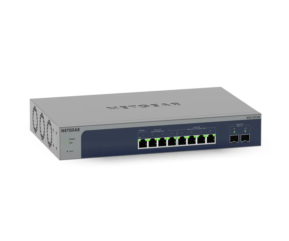 Switch Netgear MS510TXM 8x 10G Ethernet Gestionado Full Duplex Rackmontage