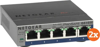 Netgear GS105E ProSafe Plus Duo Pack