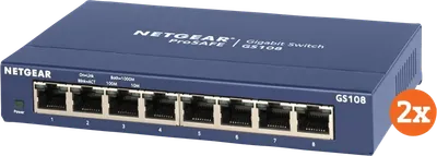 Netgear GS108 2er-Pack