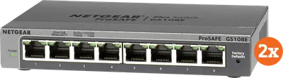 Netgear GS108E Duo Pack