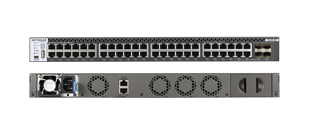 Netzwerk-Switch NETGEAR M4300-48X/US/EME 48x10G Rack 1U Managed Grau