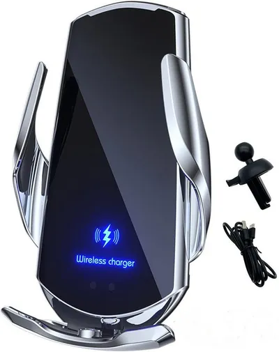 neue dawn Handy-Halterung Kabelloses Ladegerät Auto Handyhalterung Induktives für iPhone Samsung
