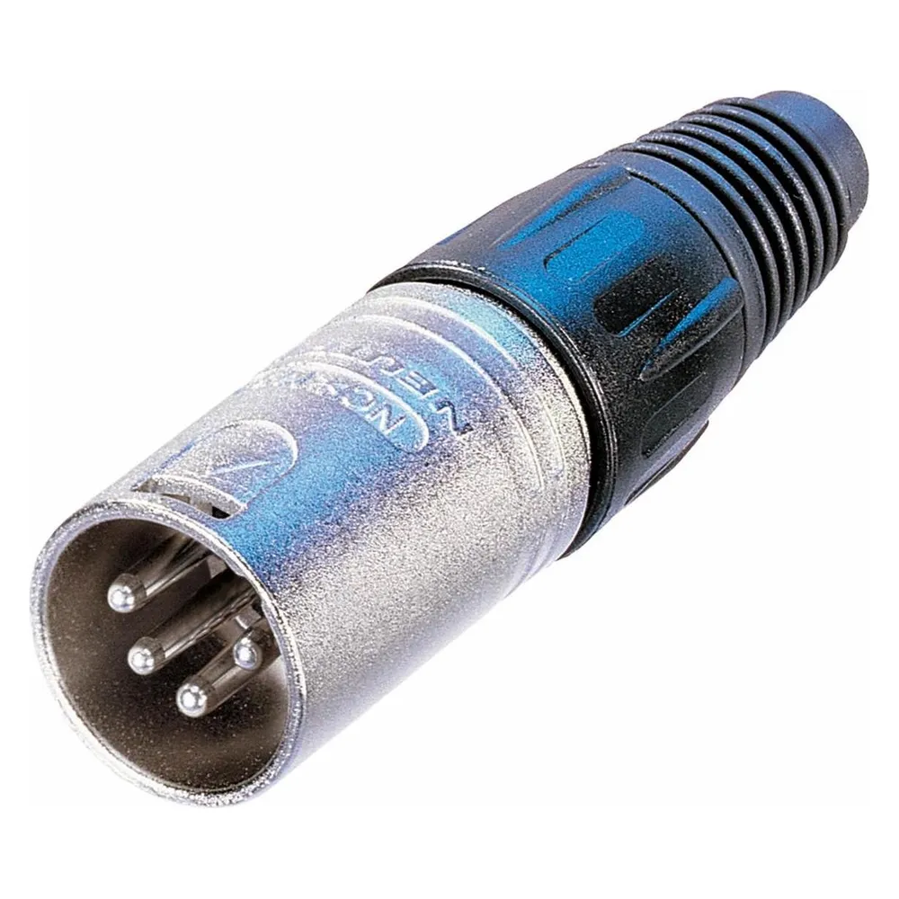 Neutrik Kabelstecker XLR vernickelt 4-polig