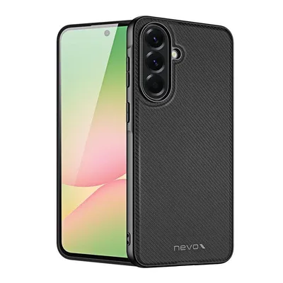 nevox StyleShell NYLO TPU Nylon Schwarze Schutzhülle für Samsung Galaxy A57 5G