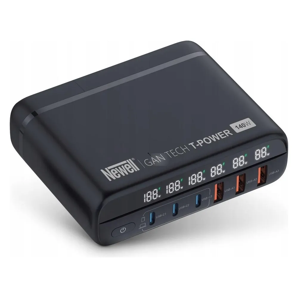 Newell Netzladegerät mit einem Satz GaN Tech T-Power 140 W-Adaptern