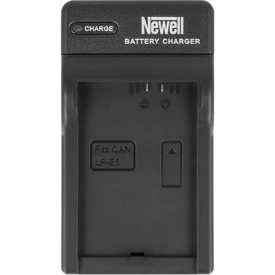 USB-Ladegerät Newell LP-E5 für Canon Akkus kompakt und zuverlässig