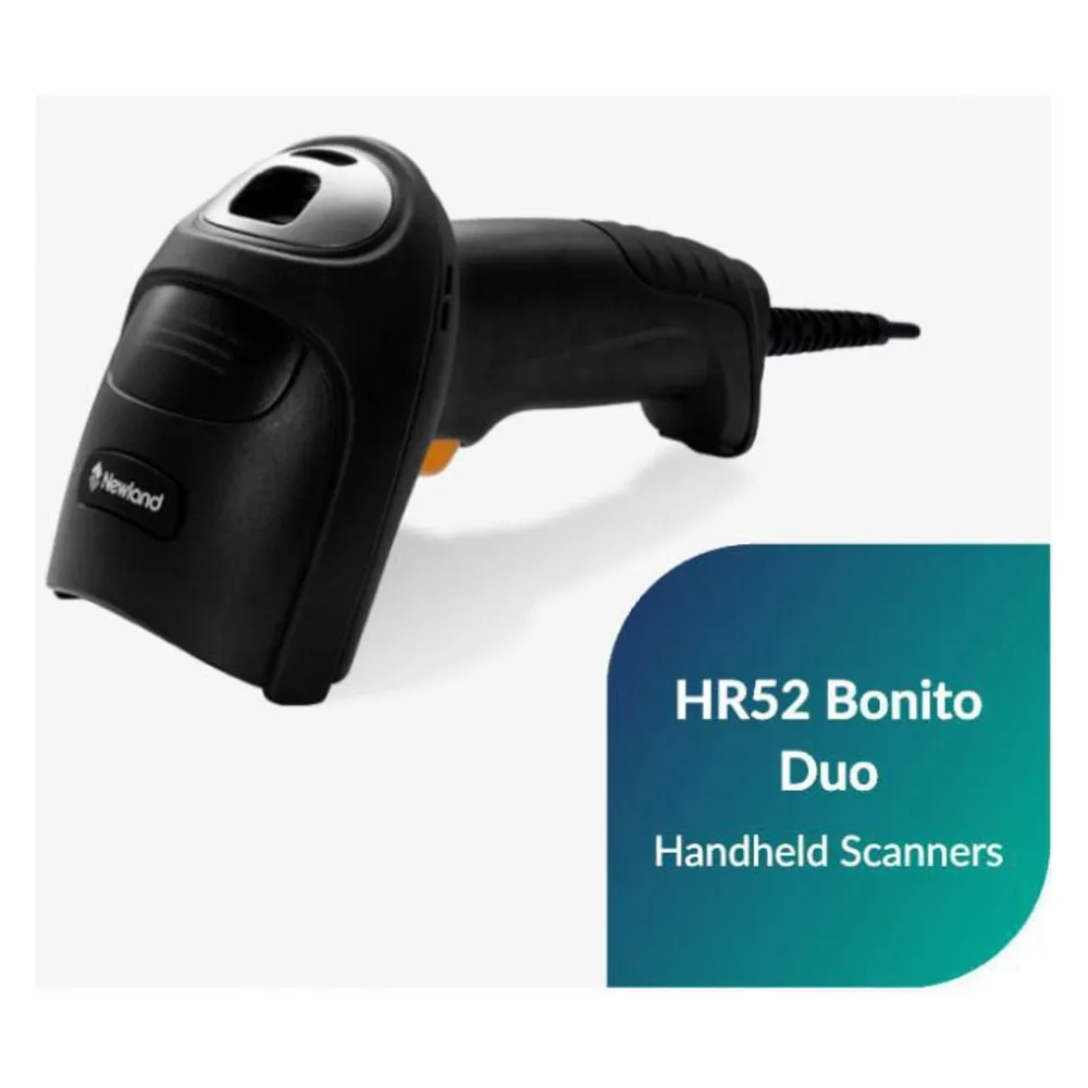 Tragbarer Barcode-Scanner Newland HR52 Bonito 1D/2D USB Schwarz