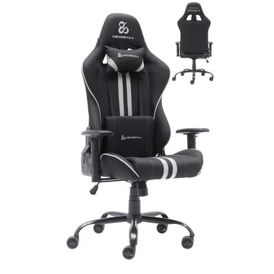 Gaming-Stuhl Newskill Kitsune V2 mit Stoffbezug in Space Black/Grau