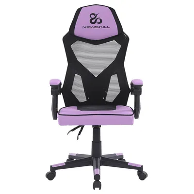 Newskill Eros Gaming-Stuhl mit ergonomischem Netz, Lila