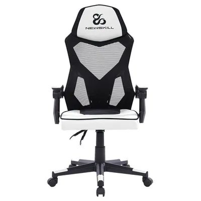 Newskill Eros Ergonomischer Gaming-Stuhl aus Netzgewebe, Weiß
