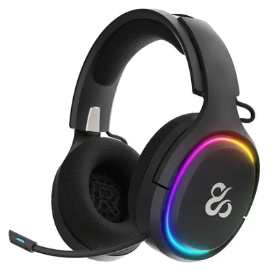 Newskill Aton V2 Black Kabellose Gaming-Kopfhörer RGB Bluetooth 5.0 Multiplattform Schwarz