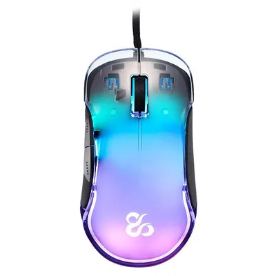 Newskill Lycan Transparente Gaming-Maus RGB 16000DPI