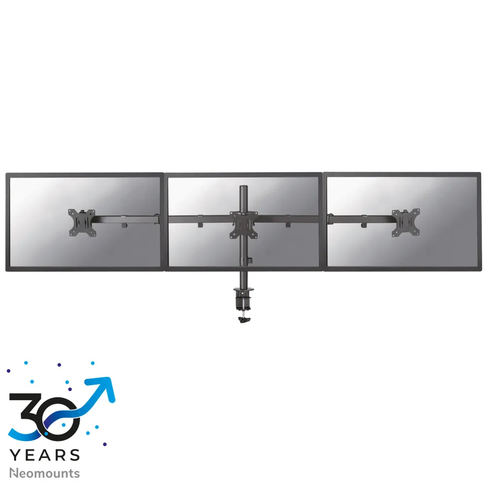 Neomounts FPMA-D550D3BLACK Flachbildschirm-Tischhalterung 68,6 cm (27") Schwarz Tisch/Bank