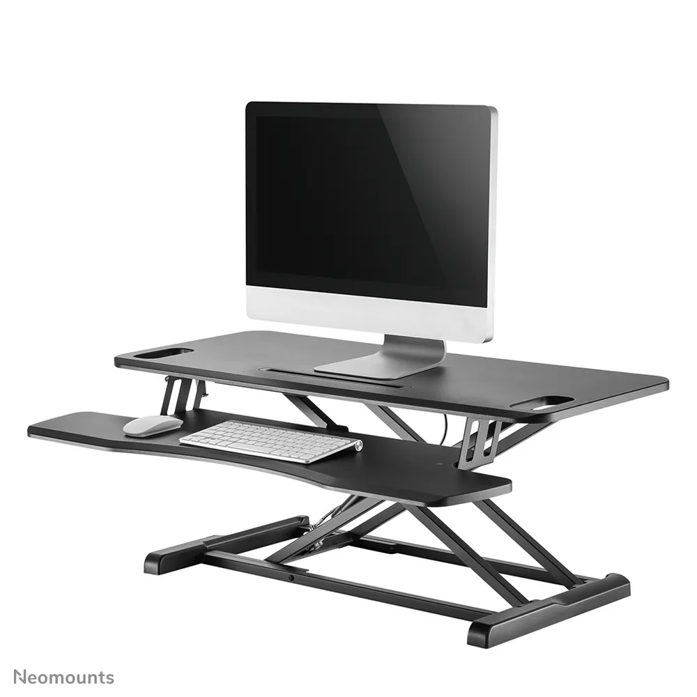 Neomounts NS-WS300BLACK Sitz- und Steharbeitsplatz für Desktop-PCs