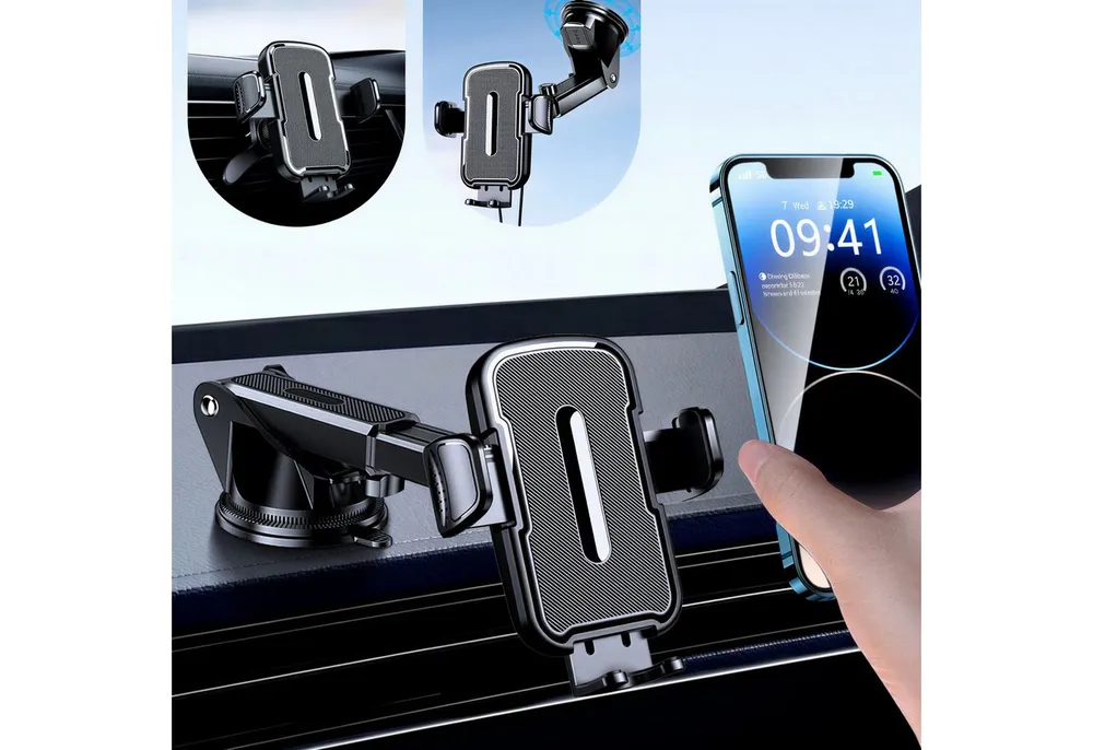 NEXGEN LUXUS HANDY-ZUBEHÖR Smartphone-Halterung Handy-Halterung Autohalter Lüftung Armaturenbrett KFZ Halter