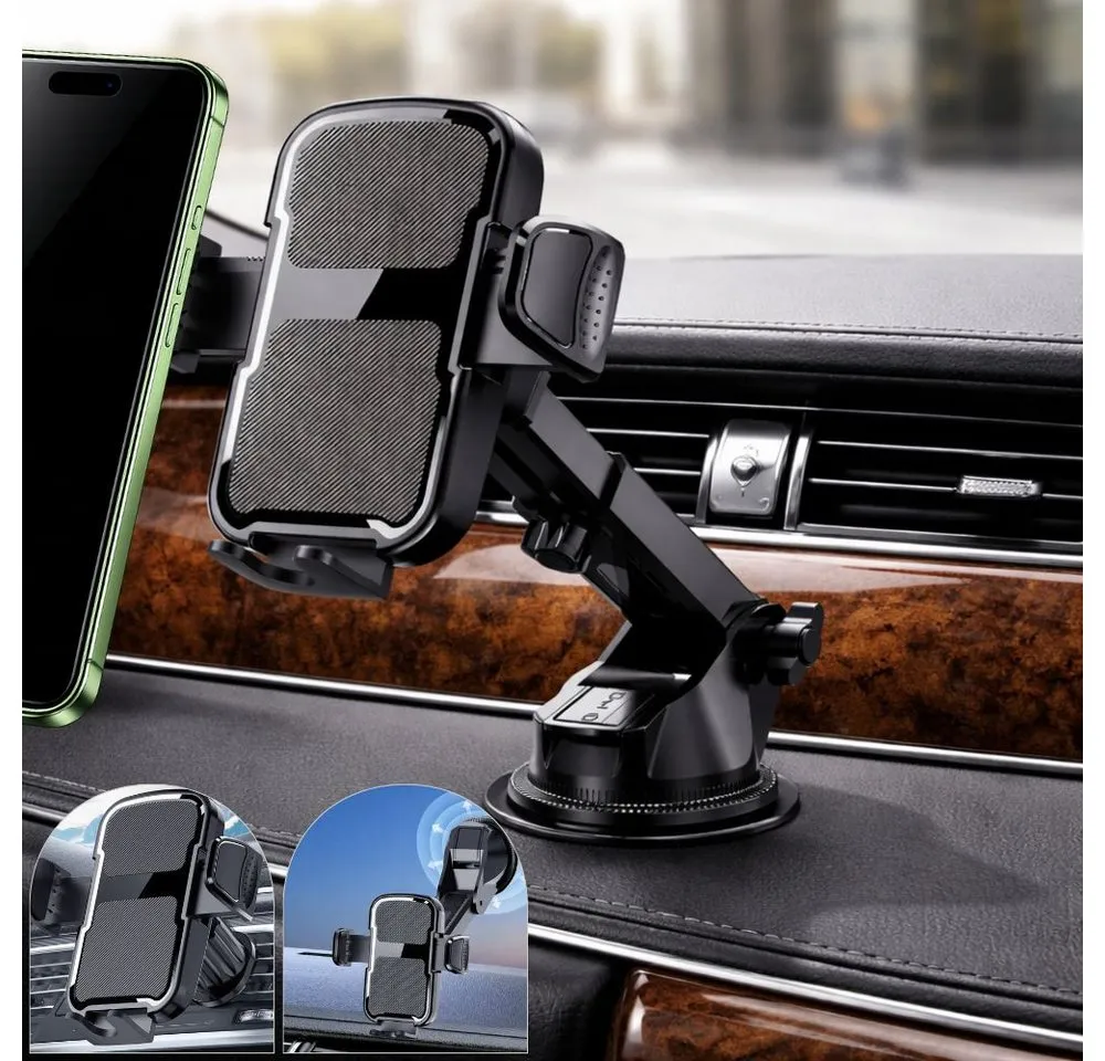 NEXGEN LUXUS HANDY-ZUBEHÖR Smartphone-Halterung Handy-Halterung Autohalter Lüftung Armaturenbrett KFZ Halter