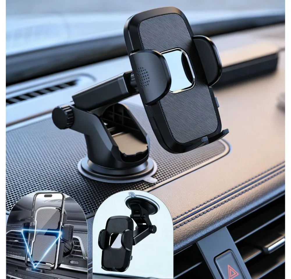 NEXGEN LUXUS HANDY-ZUBEHÖR Smartphone-Halterung Handy-Halterung Autohalter Lüftung Armaturenbrett KFZ Halter