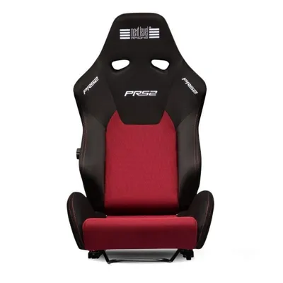 Next Level Racing PRS2 Performance-Sim-Racing-Sitz mit verstellbarer Rückenlehne, Lendenwirbelstütze und breiter Kompatibilität