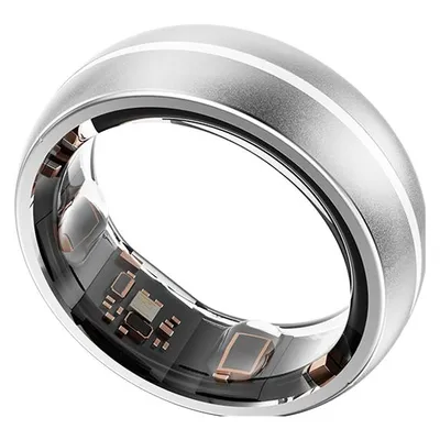 Smart Ring Nextring N2 Größe 10 Bluetooth IP68 Akku 10 Tage Android iOS Silber