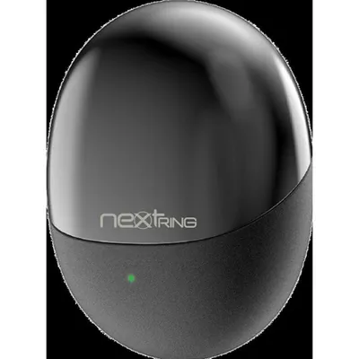 Smart Ring Nextring N2 Größe 10 Bluetooth IP68 Akku 10 Tage Android iOS Silber