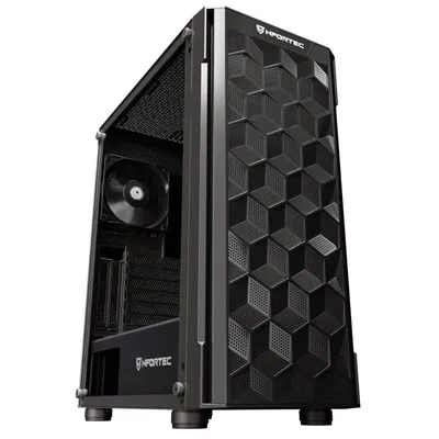Nfortec Azir Black Hartglas USB 3.0 Schwarz