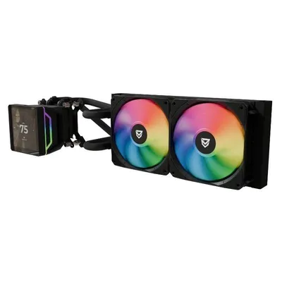 Wasserkühlung Nfortec Sedna 240 ARGB 2 Lüfter LCD Display 4''
