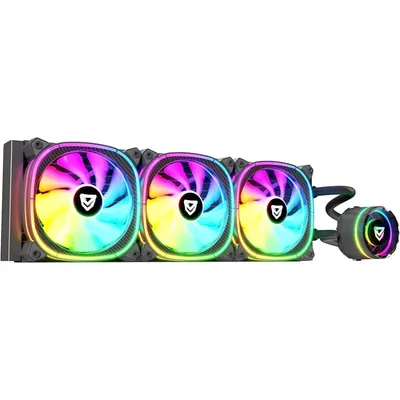 Nfortec ATRIA X Flüssigkeitskühlsatz, 360 mm, Schwarz