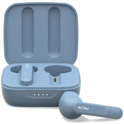 NGS Artica Move Rain Kabellose Kopfhörer mit Ladeetui und Bluetooth 5.3 Blau