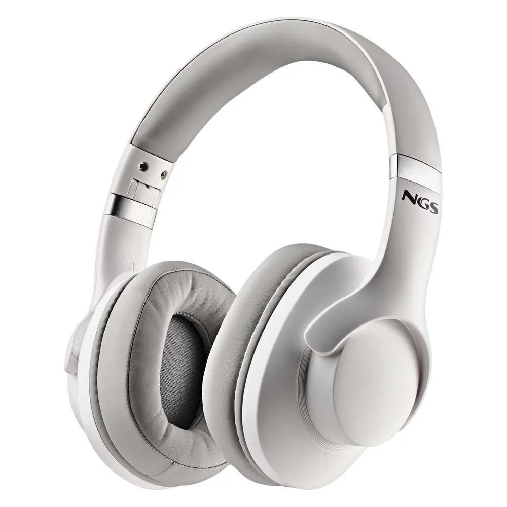 NGS Artica Storm Bluetooth 5.4 kabellose Over-Ear Kopfhörer ANC faltbar weiß