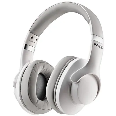 NGS Artica Storm Bluetooth 5.4 kabellose Over-Ear Kopfhörer ANC faltbar weiß
