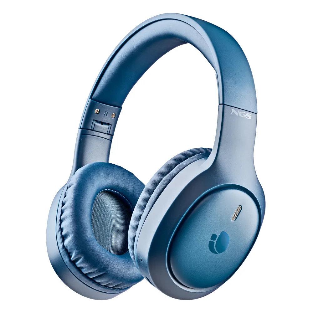 NGS Artica Tempest Blue kabellose und kabelgebundene Bluetooth USB-C Kopfhörer Blau