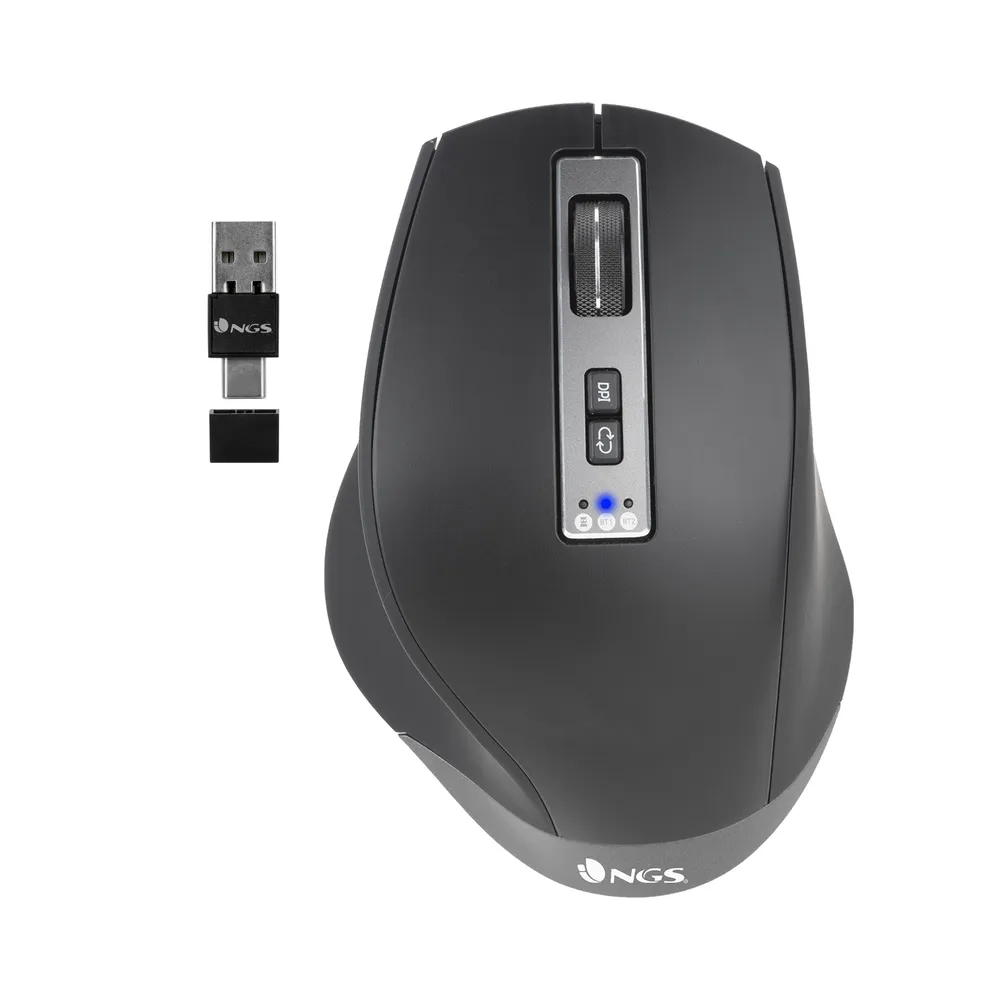 NGS Blur-RB Kabellose Laser-Multi-Device-Maus schwarz