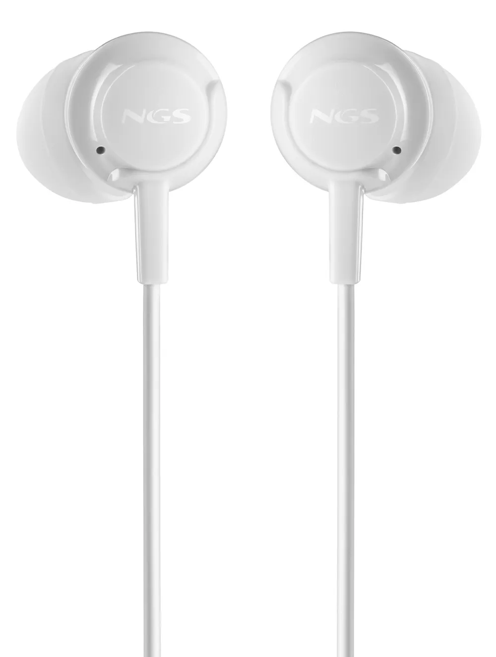 Auriculares NGS CROSS DRIFT WHITE mit Kabel 3.5 mm In-Ear mit Mikrofon Weiß
