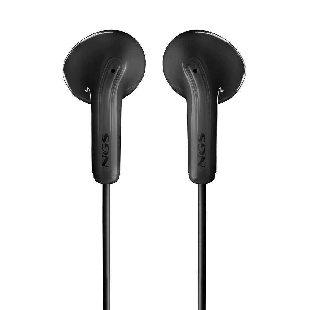 Kopfhörer NGS Cross Flip kabelgebunden 3,5 mm In-Ear mit Mikrofon schwarz