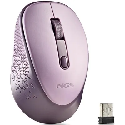 NGS Dew Lilac Kabellose optische Maus 1600 DPI Lila