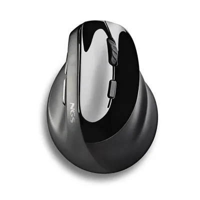 NGS EVO MOKSHA Kabellose vertikale Maus 2400 DPI Schwarz