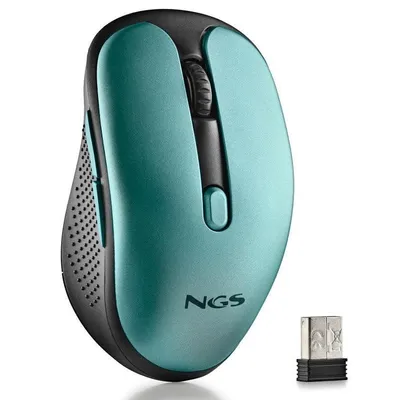 NGS Evo Rust Ice Kabellose Maus, wiederaufladbar, 1600 DPI, leise Tasten
